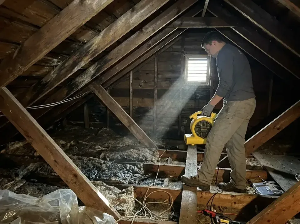 attic-water-damage-drying-proc-007 — frequently asked questions, Emergency Water Extraction & 24/7 Flood Response in Fortuna…